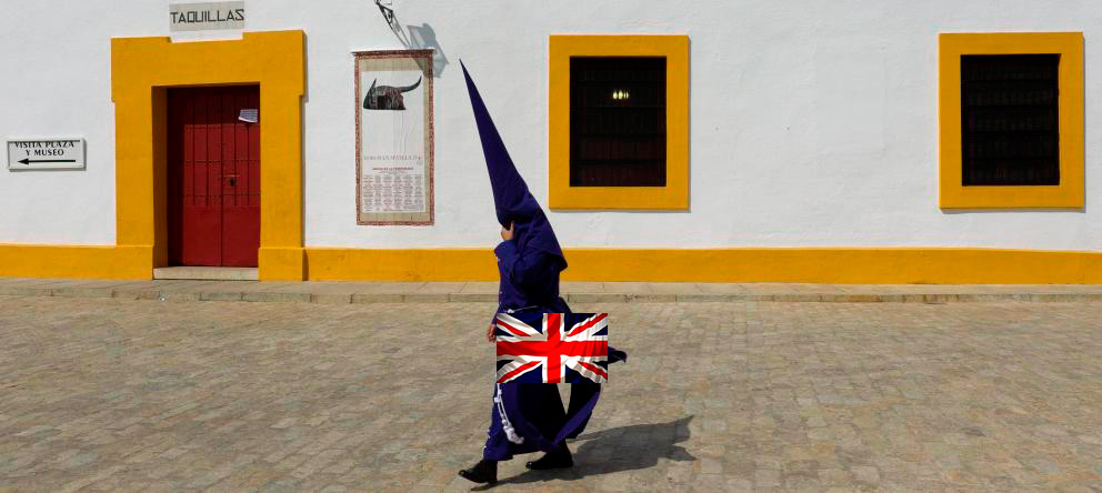 bullfight and easter in seville